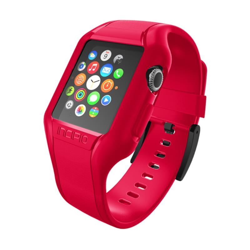 Incipio NGP Band Elastic band for Apple Watch 42 44 45 mm red Sports smart watch straps Photopoint