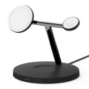 Belkin juhtmevaba laadija MagSafe wireless   3-in-1 Charger, black WIZ009vfBK