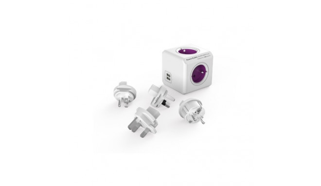 Allocacoc PowerCube ReWirable USB + 3x Plug (FR)