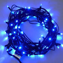 100 lambiga LED-jõulutuled, pikkus 9,7m., sinine