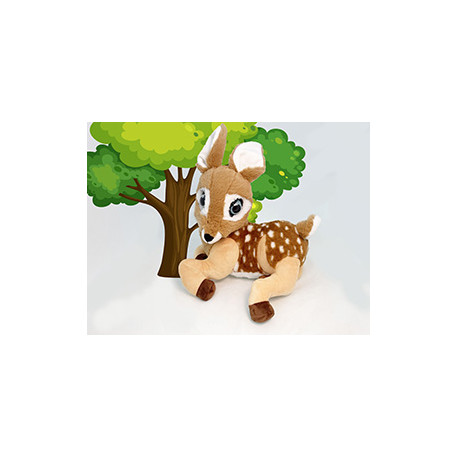 BAMBOLINA plush Daisy with moving glitter eyes and speaking three fairy tales, LT version, BD2021LT