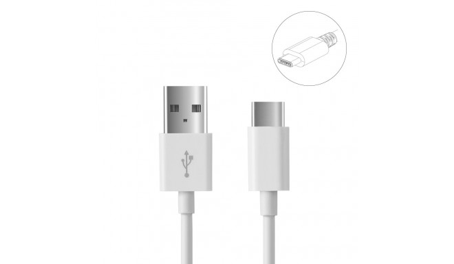 Fusion Type-C universaalne kaabel 1m valge