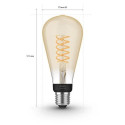 Philips 1-pack ST72 E27 Filament Edison