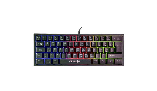 Gear4U G4U keyboard USB Nordic Black