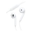 Wired earphones with micro Jack 3,5mm PA-E65 white