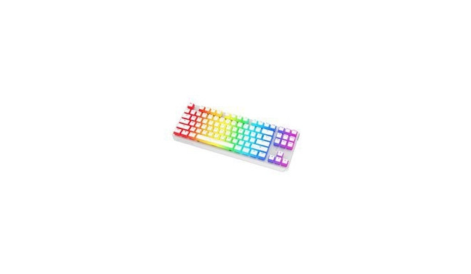 SILENTIUMPC Gear GK630K Tournament Kailh Brown RGB Onyx White Pudding Edition