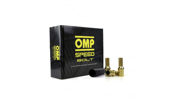 Set Nuts OMP 27 mm Yellow 20 uds M12 x 1,50