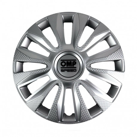 Ilukilbid OMP Magnum Hõbedane 15" (4 Ühikut)