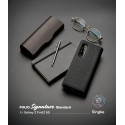 Ringke Folio Signature genuine leather case with flap for Samsung Galaxy Z Fold 3 black 