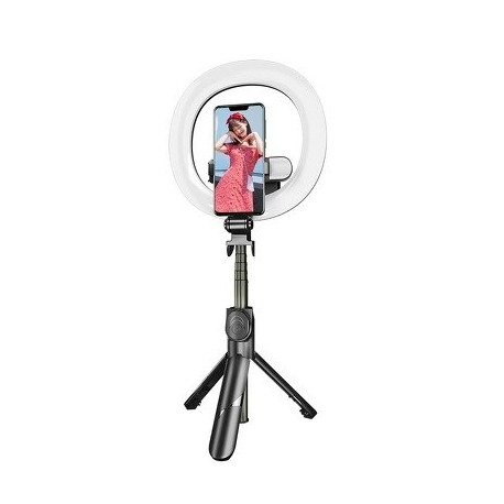 RoGer selfie stick V14 with LED ring light