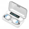 Fusion F9+ Airpods Bluetooth 5.0 juhtmevabad kõrvaklapid valge