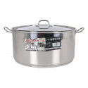 Stainless Steel Saucepan with Lid Quttin (ø 40 x 20 cm) Stainless Steel Saucepan with Lid Quttin (ø 40 x 20 cm)