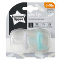 TOMEE TIPPEE silicone soothers Ultra Light 6-18m, 2 pcs., 433459