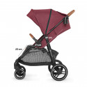 KINDERKRAFT jalutuskäru Grande LX Burgundy
