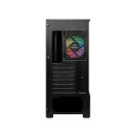 MSI MAG FORGE 111R Mid Tower Gaming Computer Case &#039;&#039;Black, 1x 120mm ARGB PWM Fan, 1-6 ARGB