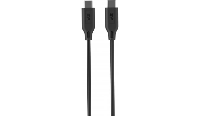 Silicon Power cable USB-C - USB-C Boost Link 1m, black (LK15CC)