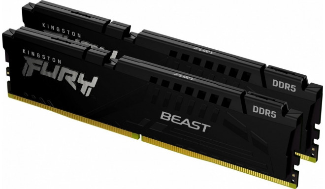 Kingston RAM DDR5 Fury Beast Black 64GB(232GB)/5600 CL40