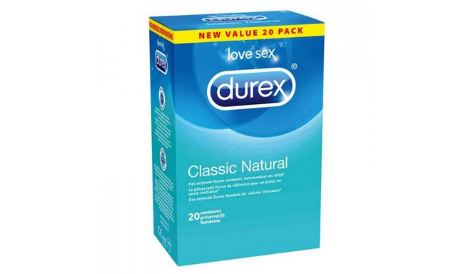 Классические презервативы Natural 20 штук Durex