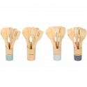 Alpina - Bamboo kitchen utensil set 5 pcs. with container