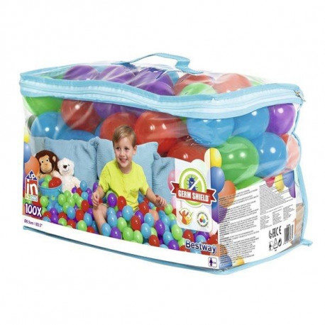 BESTWAY D6.5CM ANTIMICROBIAL PLAY BALLS
