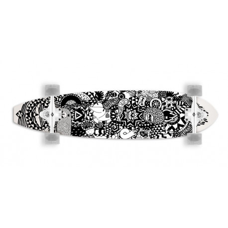 SKATEBOARD CUT KICKTAIL 36 RUMBLE JUNGLE
