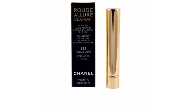 CHANEL ROUGE ALLURE L'EXTRAIT lipstick recharge #832 rouge libre 2 gr