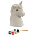 Paint Your Own Money Box Unicorn White Ceramic