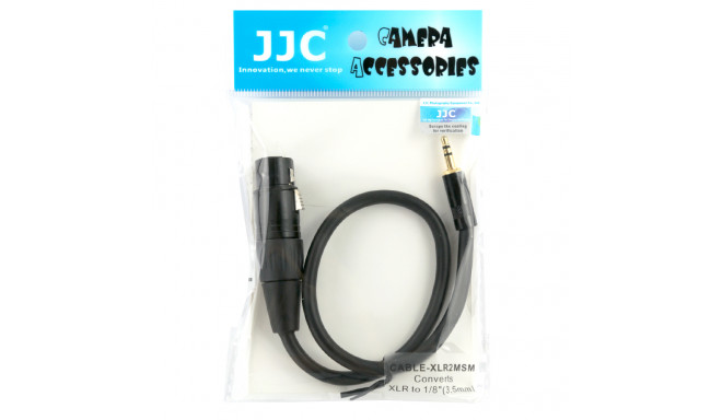 JJC Cable XLR2MSM Cable Adapter XLR 3,5mm Jack