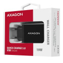 Axagon ACU-QC19 mobile device charger Black Indoor