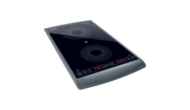 Sencor SCP 5404GY hob Silver Countertop Zone induction hob 2 zone(s)
