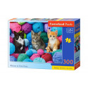 Puzzle 300 pieces Kittens in Yarn