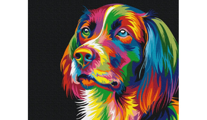 Picture Paint it - Dog in colors