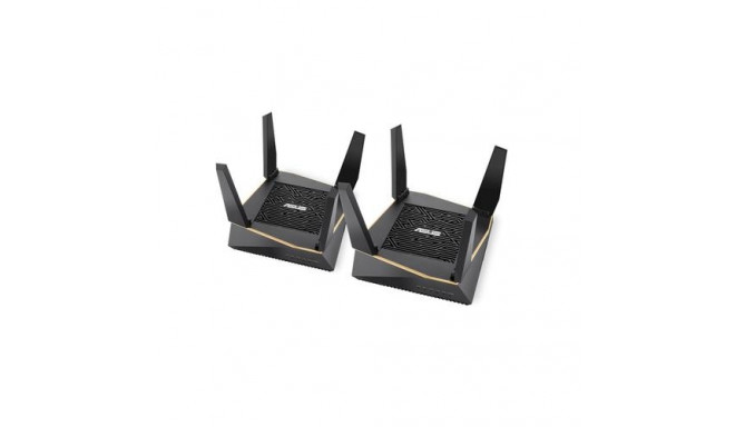 ASUS AiMesh AX6100 wireless router Gigabit Ethernet Tri-band (2.4 GHz / 5 GHz / 5 GHz) 4G Black