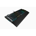 Corsair K100 RGB keyboard USB QWERTZ Dutch Black