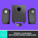 Logitech Z407 Bluetooth computer speakers with subwoofer and wireless control 40 W Graphite 2.1 chan