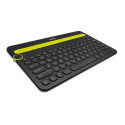 Logitech Bluetooth® Multi-Device K480 keyboard QWERTY US International Black, Lime