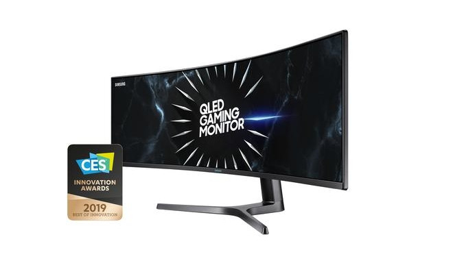 Samsung C49RG90SSR 124.5 cm (49") 5120 x 1440 pixels UltraWide Quad HD+ QLED Black