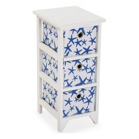 Chest of drawers Versa Paolownia wood (29 x 58 x 23 cm)
