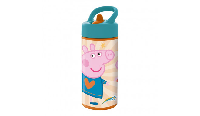Veepudel Peppa Pig Having fun Roosa PVC 410 ml