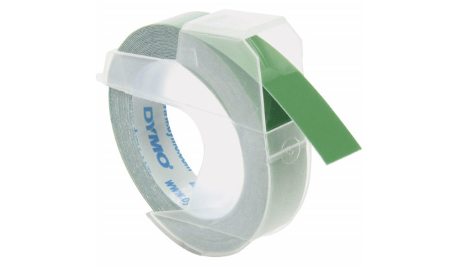 DYMO 3D teip mehaanilisele Etiketiprinterile 9 mm x 3 m roheline (S0898160)