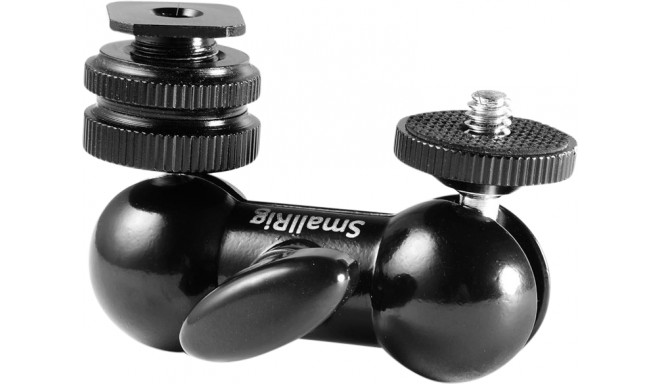 SMALLRIG 1135 MULTI-FUNC DOUBLE BALLHEAD SHOE+1/4"