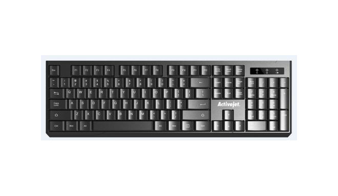Activejet Wireless keyboard K-3911W, battery-powered 1x 1.5V AAA