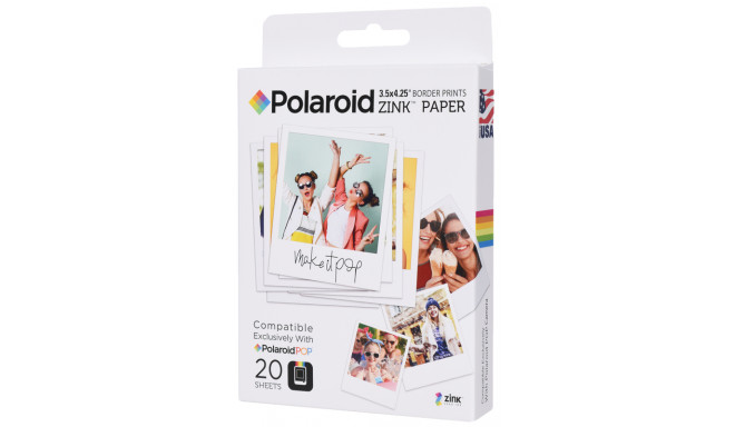 Polaroid ZINK Media 3,5x4,25 Pop 20tk