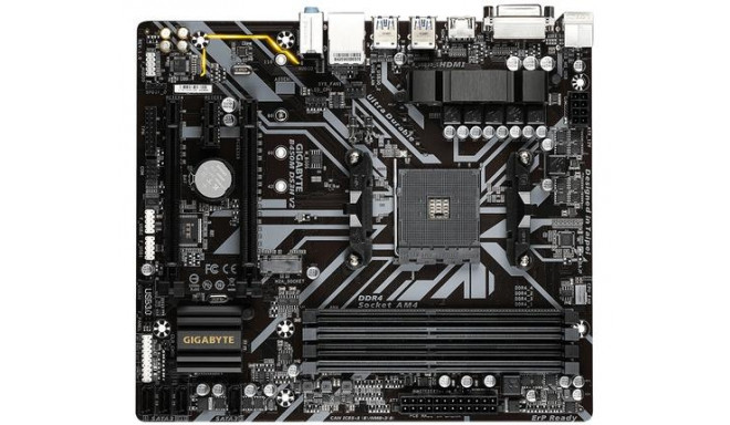 Gigabyte emaplaat GA-B450M-DS3H V2 (AM4) (D) AMD B450 Socket AM4 micro ATX