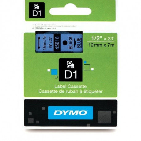 DYMO D1 lint 12mm x7m / must sinisel (45016 / S0720560)