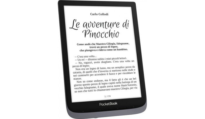 PocketBook InkPad 3 Pro e-book reader Touchscreen 16 GB Wi-Fi Grey, Metallic