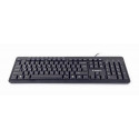 Gembird KB-UM-106-RU keyboard USB QWERTY English, Russian Black