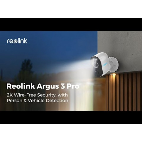 Reolink Argus 3 PRO Wire-Free Security Camera with Motion Spotlight, Person & Vehicle Detection