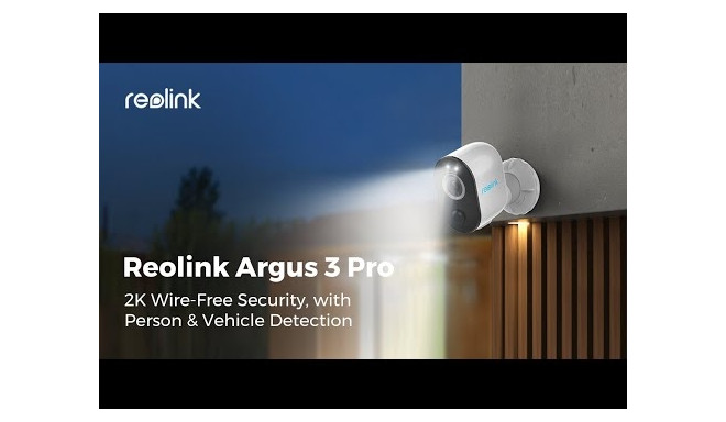 Reolink Argus 3 PRO Wire-Free Security Camera with Motion Spotlight, Person & Vehicle Detection