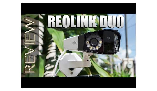 Valvekaamera Reolink Duo 2 WiFi 4K kahe objektiiviga, isiku ja sõiduki tuvastusega, W730